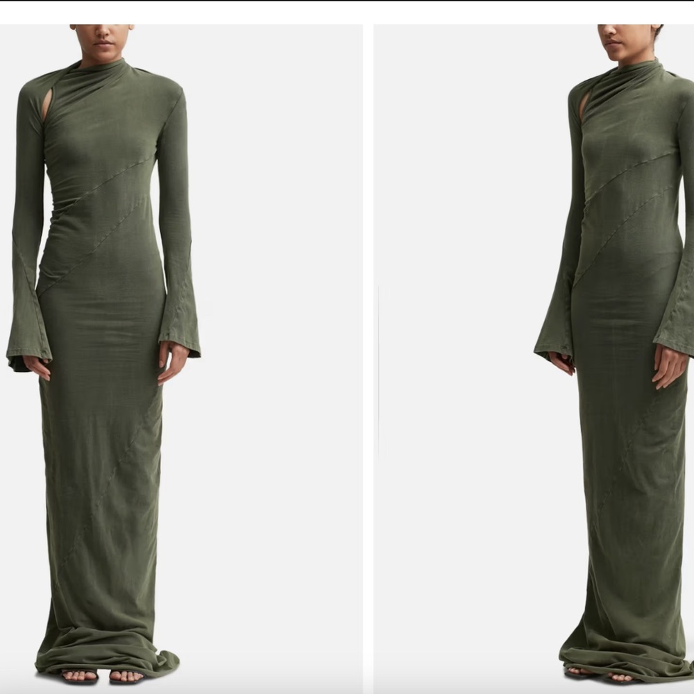 OTTOLINGER TWISTED LONGSLEEVE MAXI DRESS - Size L